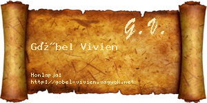 Göbel Vivien névjegykártya