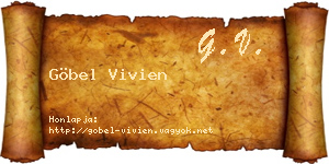 Göbel Vivien névjegykártya